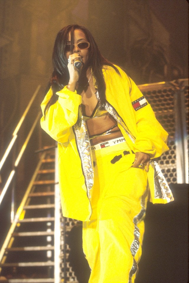 Aaliyah in Tommy Hilfiger.