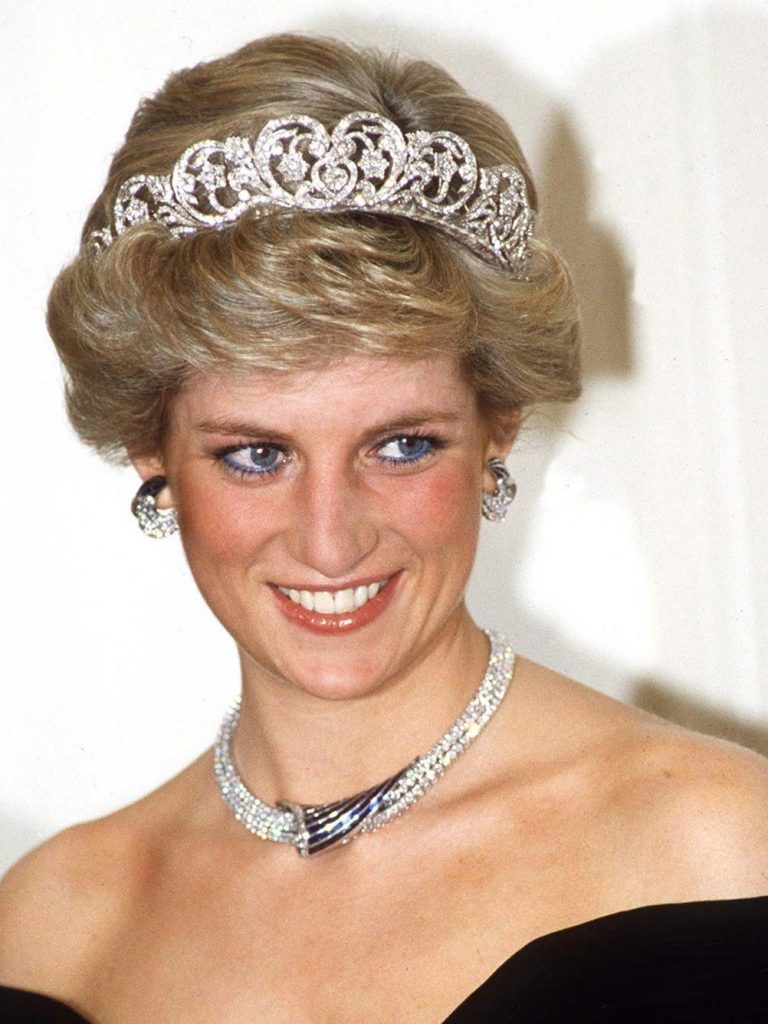 Lady Diana e la passione per il mascara e l'eyeliner blu.